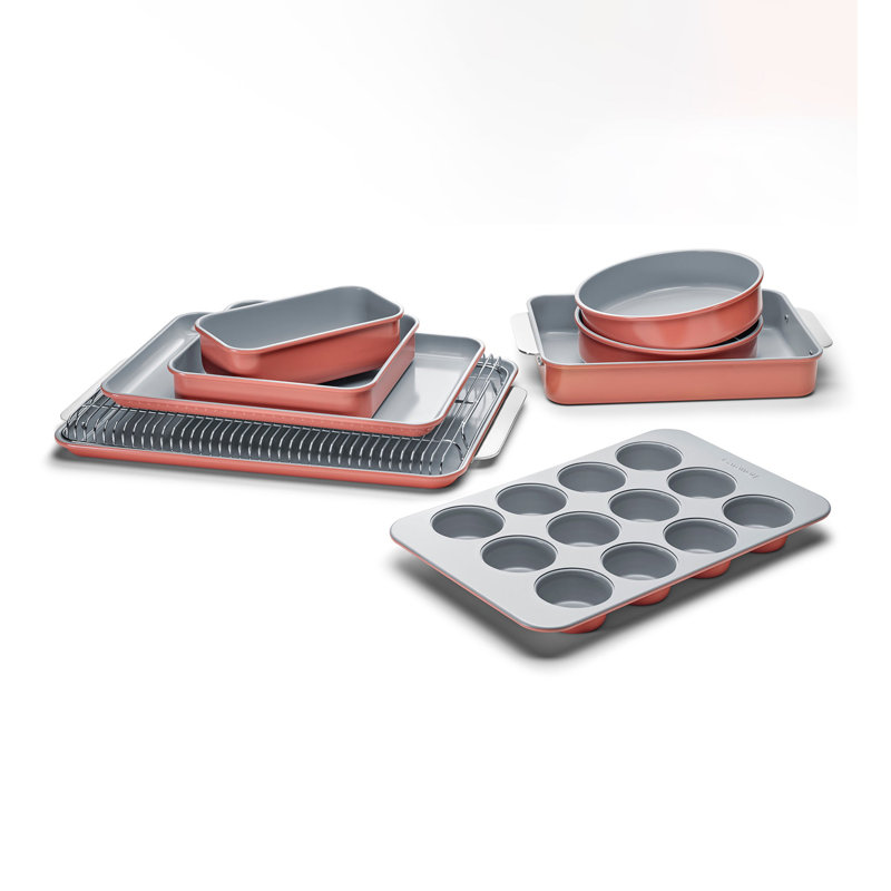 Caraway 11pc Non-Toxic Nonstick Ceramic Mega Bakeware Set, Perracotta