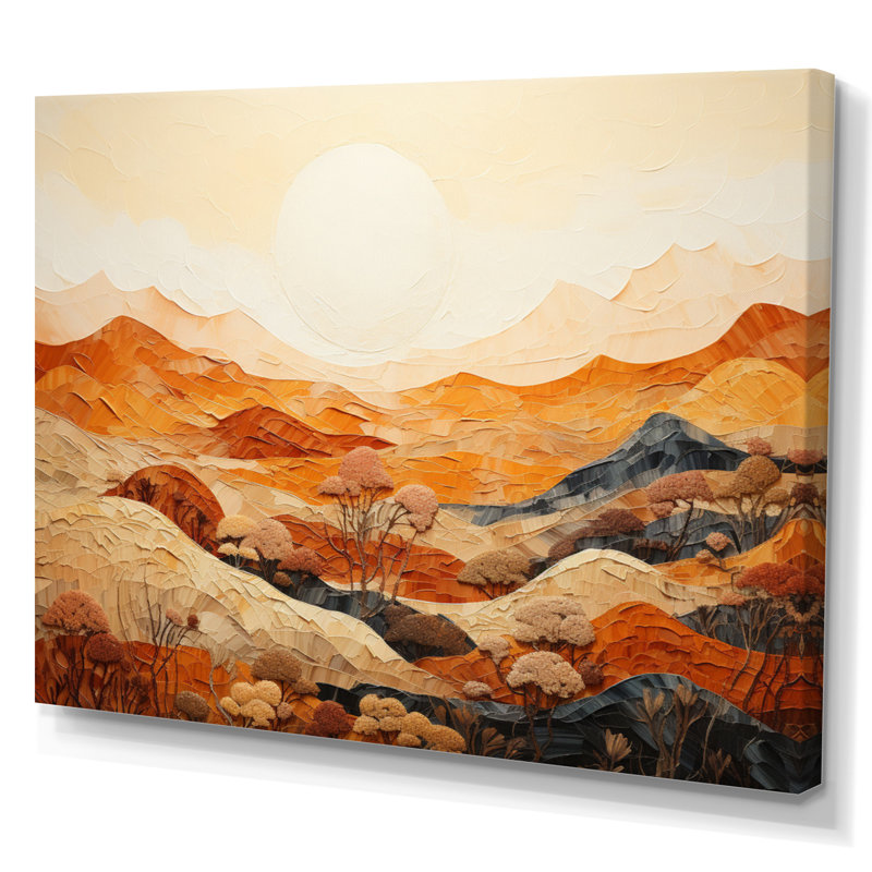 Canyon Mirage III - impression, H 12 po x l 20 po x P 1 po, Toile tendue