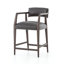 Tyler Upholstered Stool with Solid Wood Frame-129003262