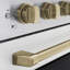 ZLINE Autograph 36 in. Satin Stainless Paramount Induction Range with White Door & Gold Accents-1453216096