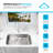 KBFmore Bowl Stainless Steel Kitchen Sink with Accessories-98228055-98228057