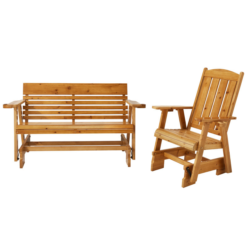 Ensemble de chaises coulissantes d'extérieur à haut dossier