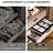 8-Pack Fabric Foldable Drawer Organizers For Clothes, Underwear, Socks - Blended-1729794826