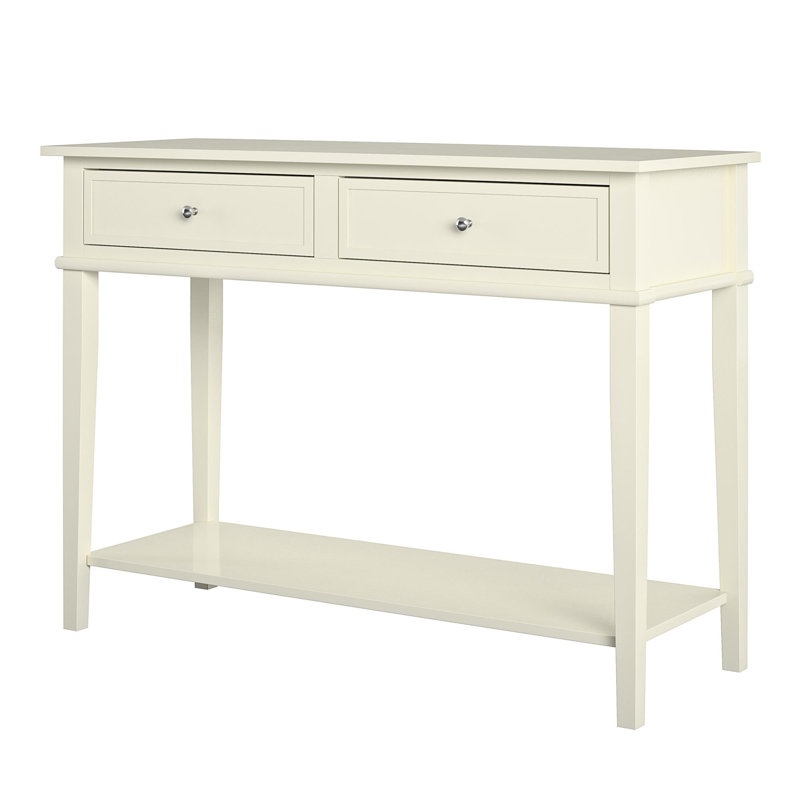 Clarice Console Table, Off White