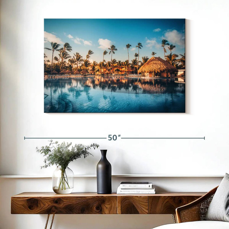 Alvord Summer At Beach Resort, H 26 po x l 39 po