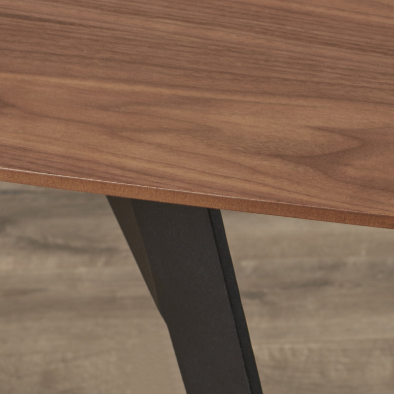 Century Walnut Wood Dining Table
