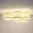 5-Light Cluster Drum Flush Mount Ceiling Light-1803727861