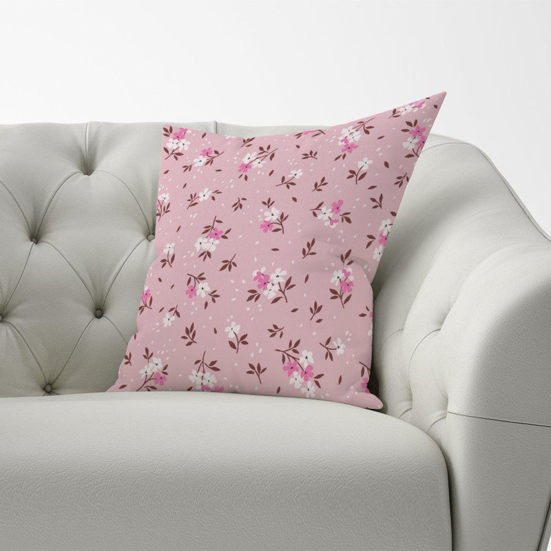 Valjean Pretty Floral Square Throw Cushion