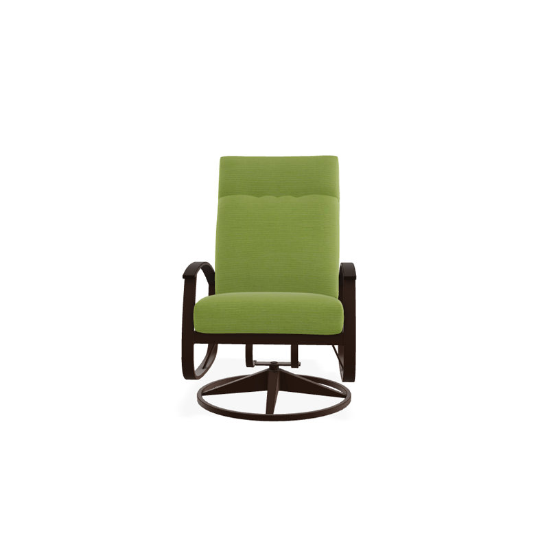 Belle Isle Outdoor Swivel Lounge Chair, Textured Kona, Yellow 43A, Kona P10
