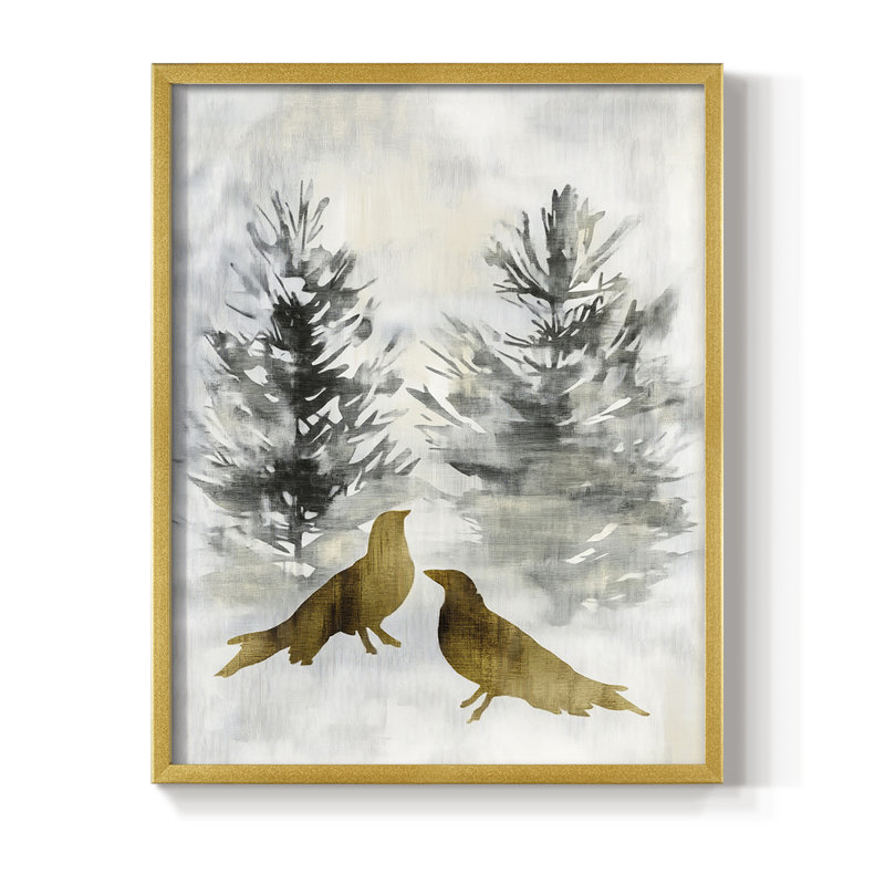 Reproduction encadrée - bois massif, H 11 po x l 9 po, Doré