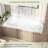 65" Rectangular Drop-In Alcove Bathtub Deep Soaking Acrylic Tub with Hand-Twist Drain and Heat Retention-129052120