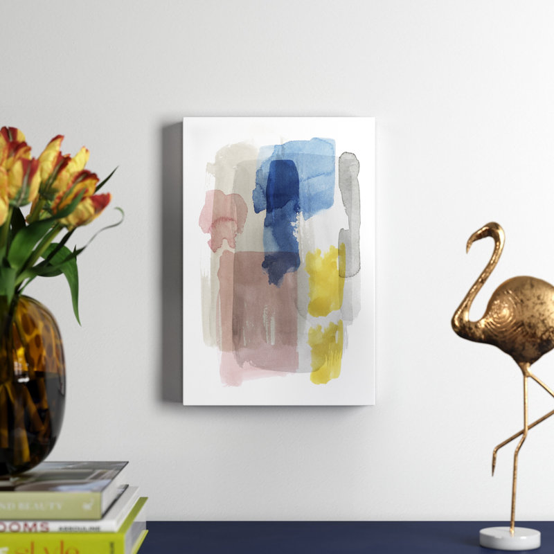 Puddle Pastel II by Grace Popp - Painting Print, 30cm H x 20cm W, Wrapped Canvas