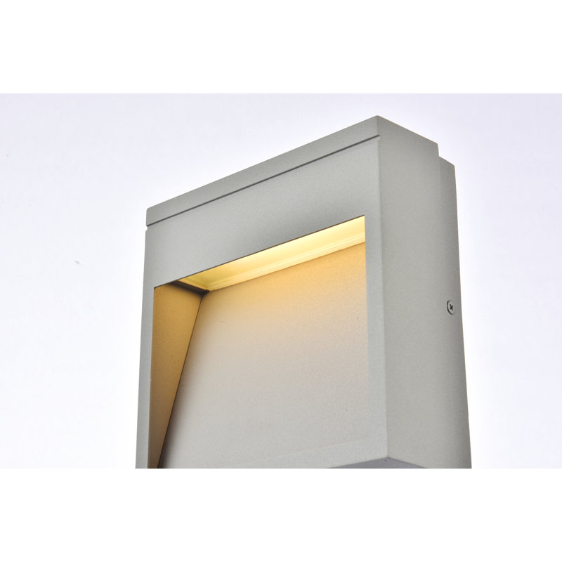 Dale LED Wall Light, Silver