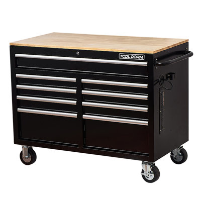 Extra-Deep 9-Drawers Rolling Tool Chest