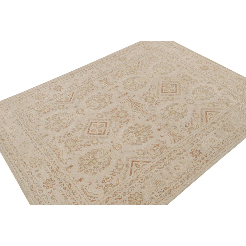 Hand Knotted Silk Floral Area Rug, Rectangle 15' x 24'