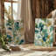 «Verdant Watercolor Bloom», ensemble de 2 impressions-730262243-730262251