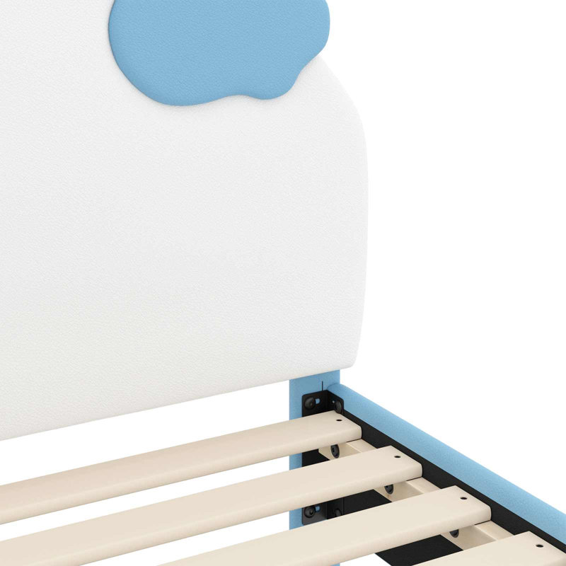 Bed Frame, Blue, Cot Bed / Toddler (70 x 140cm)