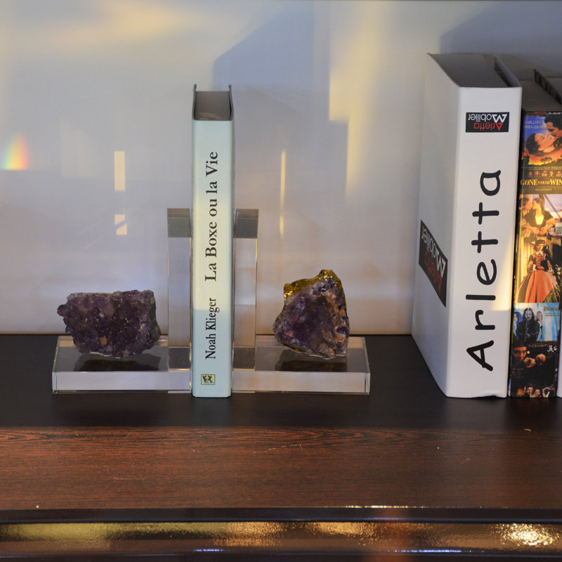 Crystal Bookends