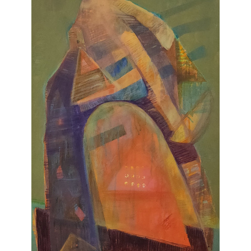 La puissance du dieu | Acrylique sur toile | Par Manik Das