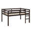 Lit mezzanine en bois avec échelle-727501771