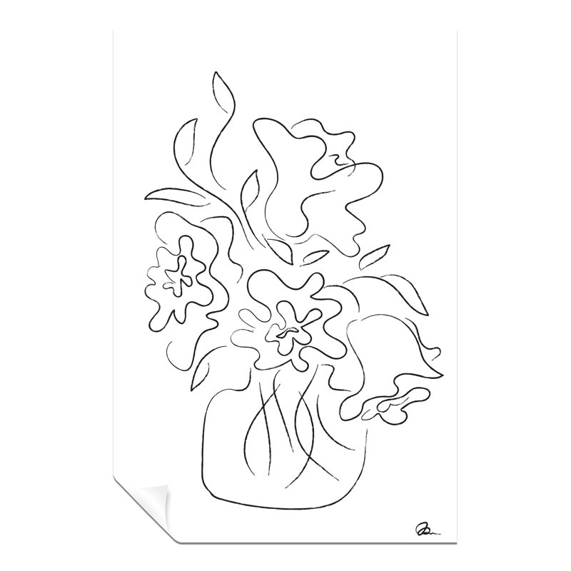 Flower Bouquet 1 Piece Wall Art, 91cm H x 61cm W