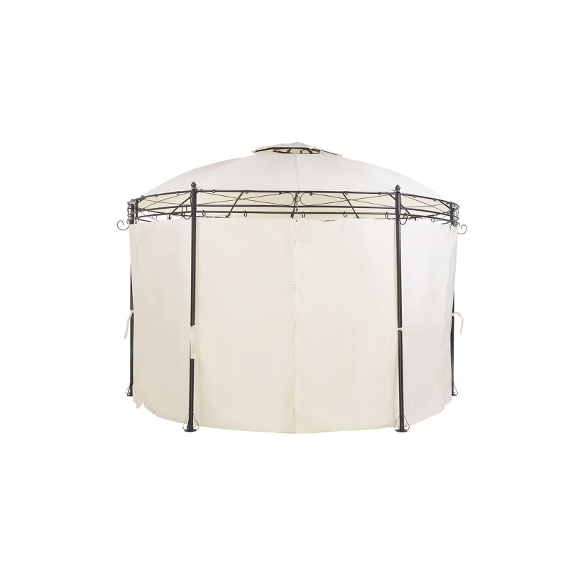 Willingdon 4.6 Ft. W x 4.6 Ft. D Steel Patio Gazebo, Beige