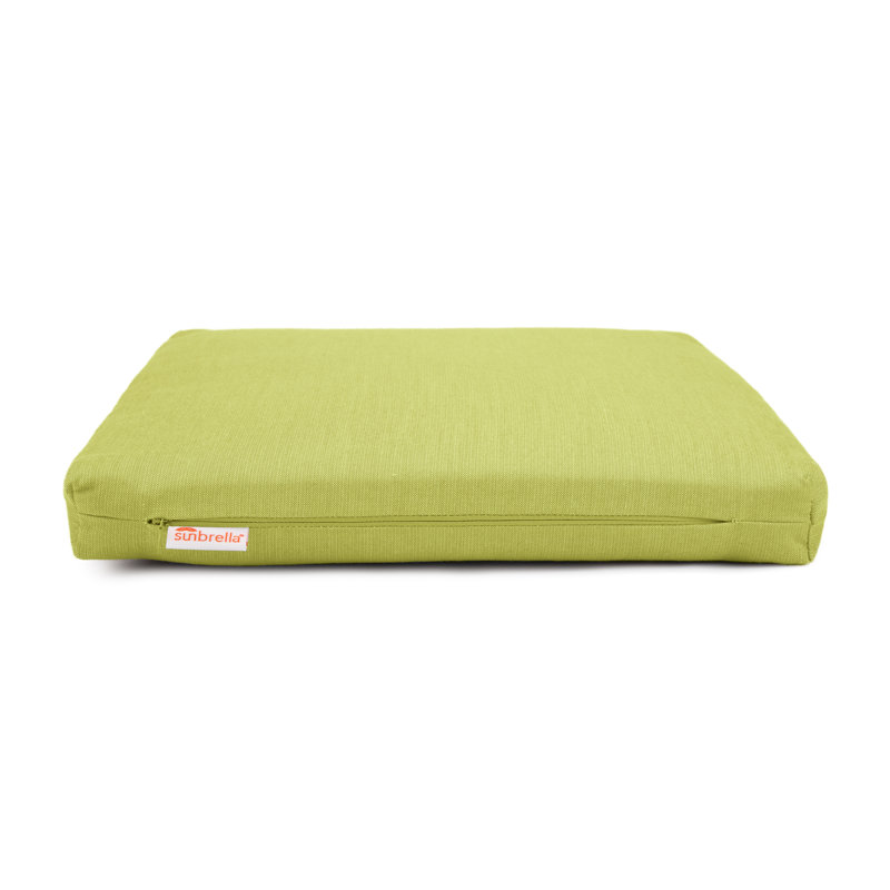 Austin Horn Classics Sunbrella Chair Seat Cushion, Spectrum Kiwi Sunbrella® Plainweave