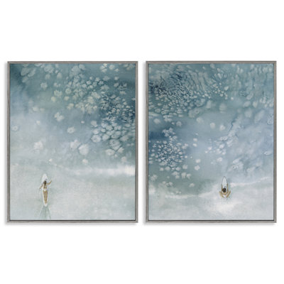 «Past The Break Surfers», ensemble de 2 giclées par Grace Popp
