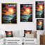 «Attapulgus Minimalisme Palm Trees Serenade V», reproduction d'art sur toile-506883086-506883087
