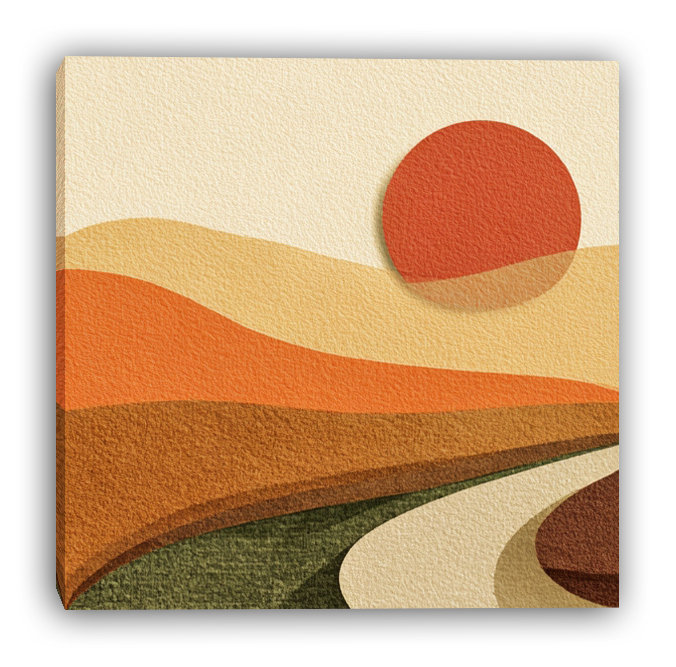 Toile tendue Golden Horizon