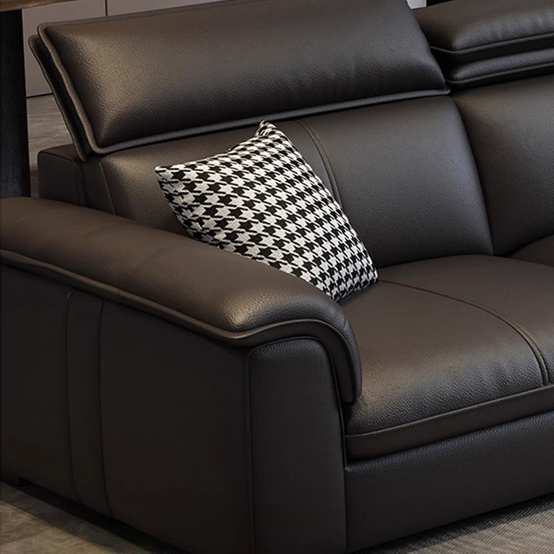 Modern minimalist luxury sofa, 36.61" H x 133.85" W x 40.15" D, 4
