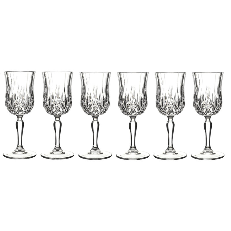 8 oz. Verre à pied en cristal