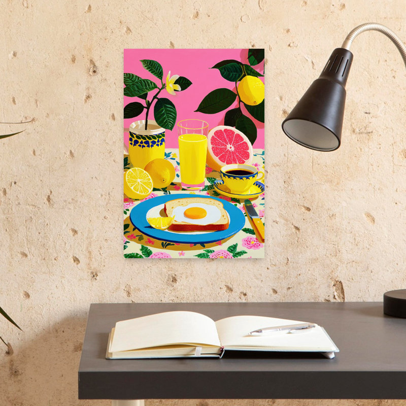 «Vibrant Citrus Petit déjeuner», H 18 po x l 12 po