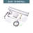 Single-handle Waterfall Freestanding Tub Faucet With Handheld Shower In. Brushed Nickel-128967693