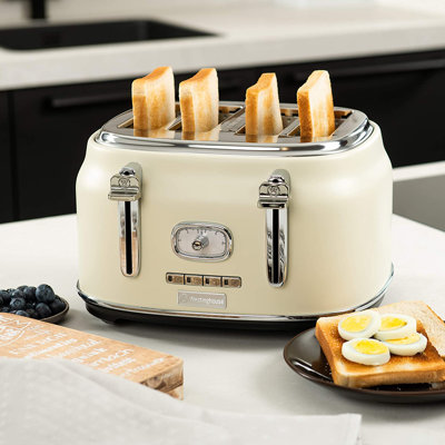 Retro 4 Slice Toaster