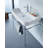 Duravit Happy D.2 Ceramic 40" Wall Mount Bathroom Sink with Overflow