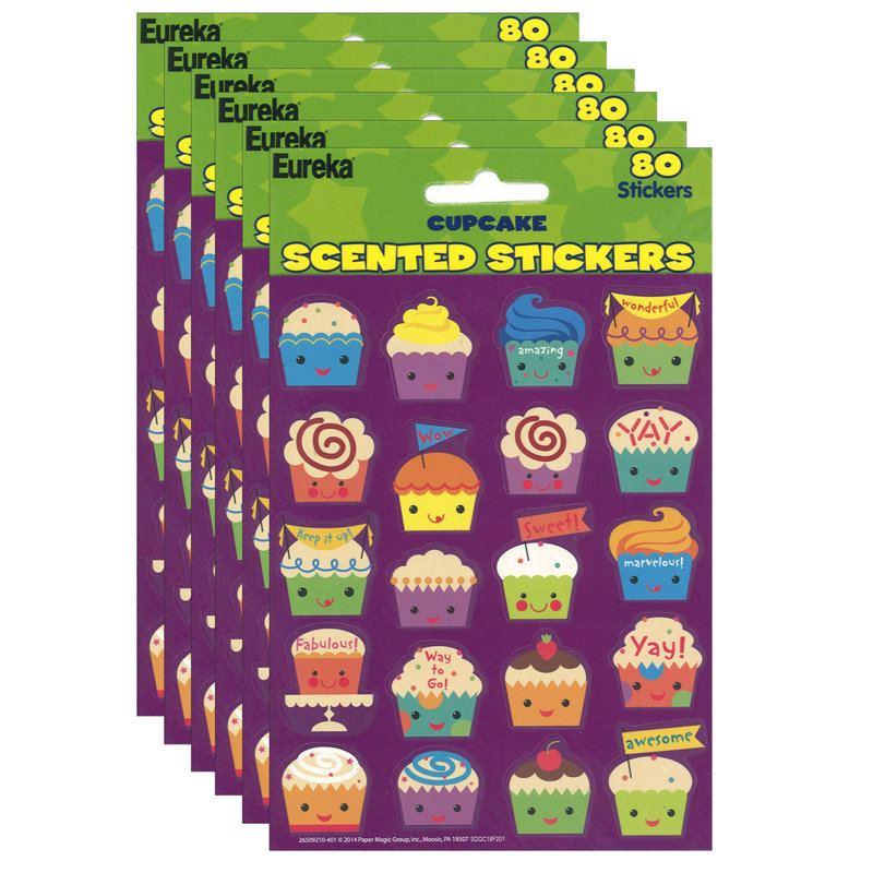 Ensemble d’autocollants 480 pièces petits gâteaux