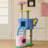 4 Tiers Cat Tree with Condons,Perch,Scratching Posts