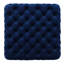Bouton en velours bleu marine pour un intérieur chic