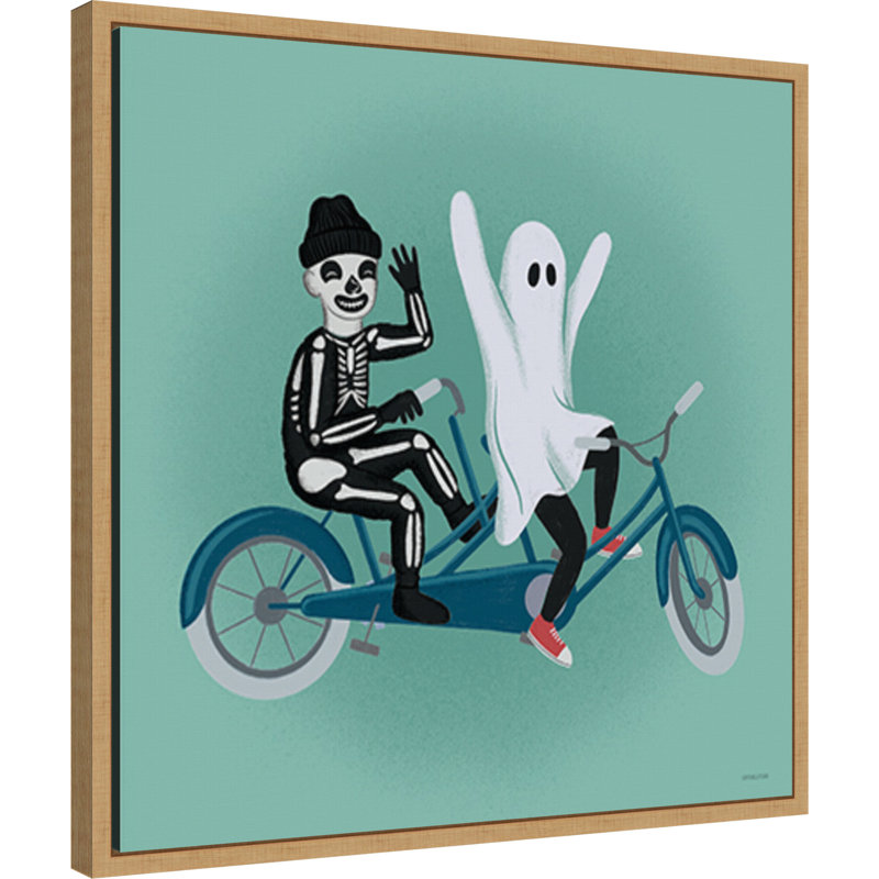 Impression sur toile encadrée Hometown Halloween IX par Softshell Studio, H 22 po x l 22 po