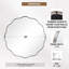 Miroir de salle de bain Contemporary Cadre en acier inoxydable-1848761132-1852264004