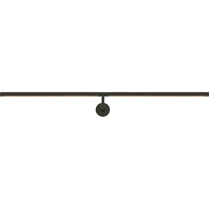 Plural Faceted Picture Light, Bronze, 17.4, 0.7" H x 24" W x 8.9" D