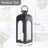15.75 Inch Black Metal Decorative Lantern With Remote Control Flameless Led Candle – Vintage Hanging/tabletop Light For Patio, Porch, Garden & Indoor Home-1348047977-1348047982