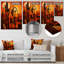Afro Heritage Retro Earth - Art mural africain, salon-106084691-106084692
