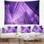 Tapisserie abstraite mauve à motif fractal de plantes exotiques-28497043-102343341