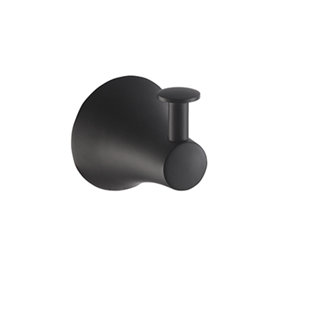 Matte Black Robe Hook - Heavy Duty Wall Mounted Coat Towel Hanger For Bathroom, Kitchen, Garage