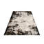  Tapis de chambre à coucher moderne abstrait 6 x 9 pi | Gris anthracite / beige / ivoire-803604816