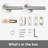 Milan Privacy Door Lever with Round Rosette-19916291