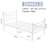 YT Metal Bed Frame w/Headboard and Footboard Platform Bed Frame Single Double Size-1243844762-1243844763