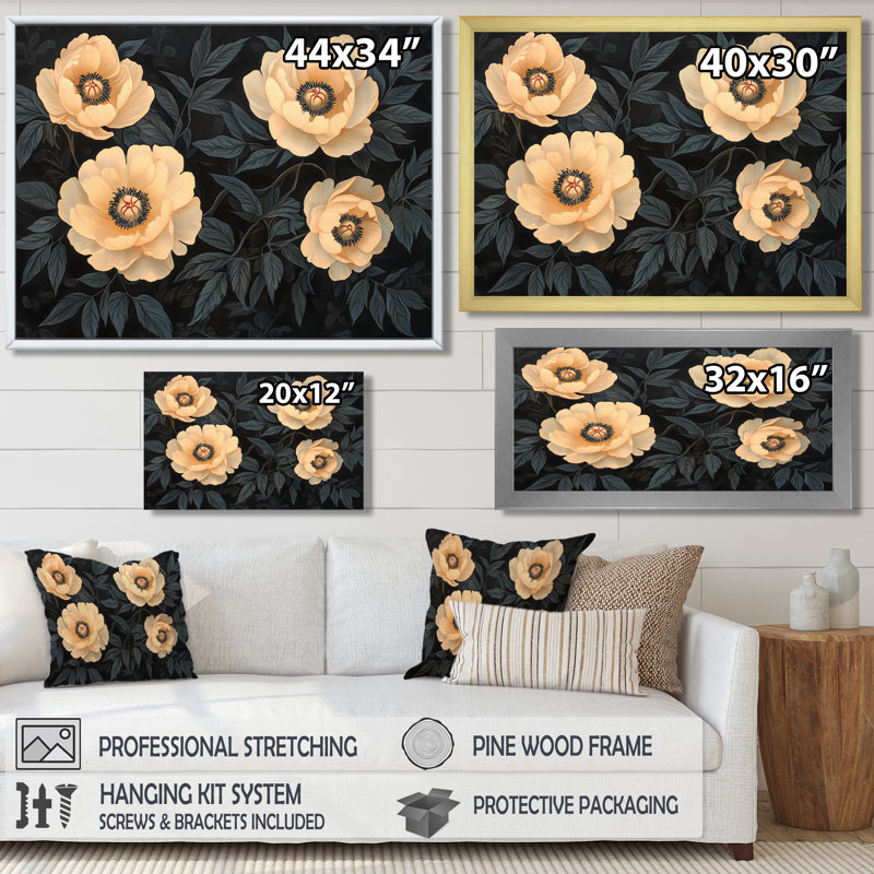 Art mural sur toile Iorwerth, H 34 po x l 44 po, Toile tendue, Ne s’applique pas